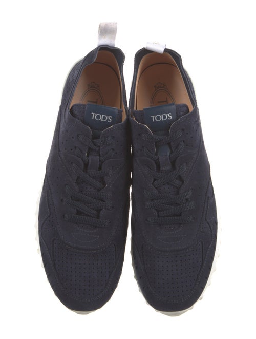 Tod's Suede Colorblock Pattern Athletic Sneakers