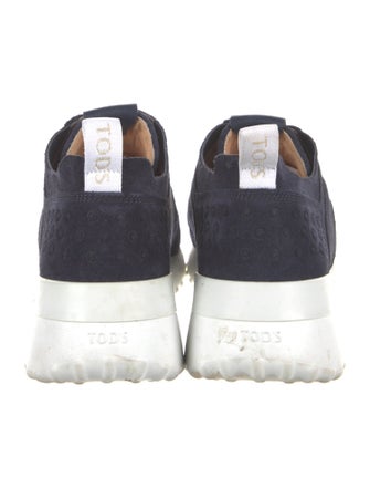 Tod's Suede Colorblock Pattern Athletic Sneakers