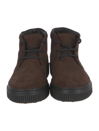 Tod's Suede Lace-Up Boots