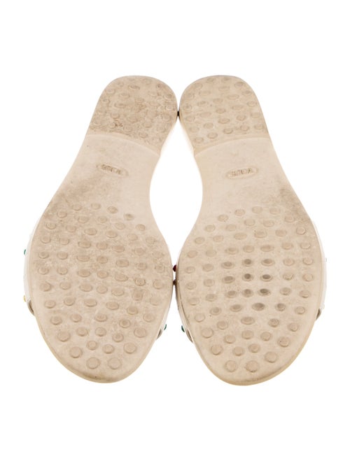 Tod's Leather Studded Accents Slides
