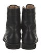 Tod's Leather Lasercut Accents Lace-Up Boots