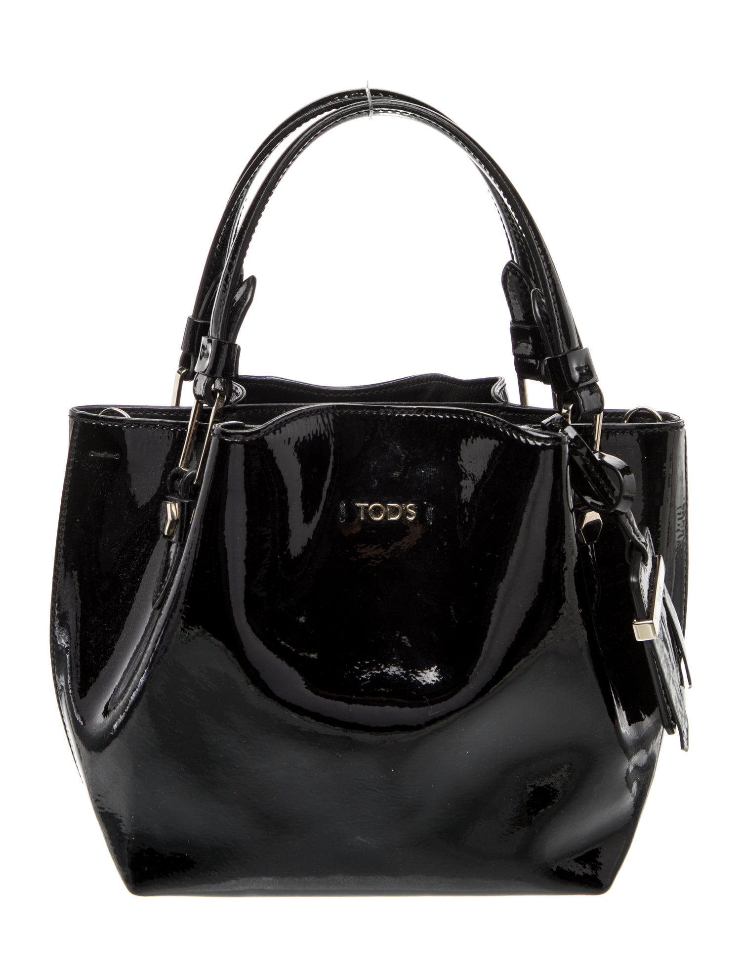Tod's Patent Leather Top Handle Bag