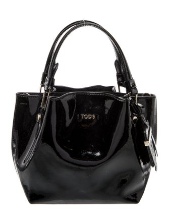 Tod's Patent Leather Top Handle Bag