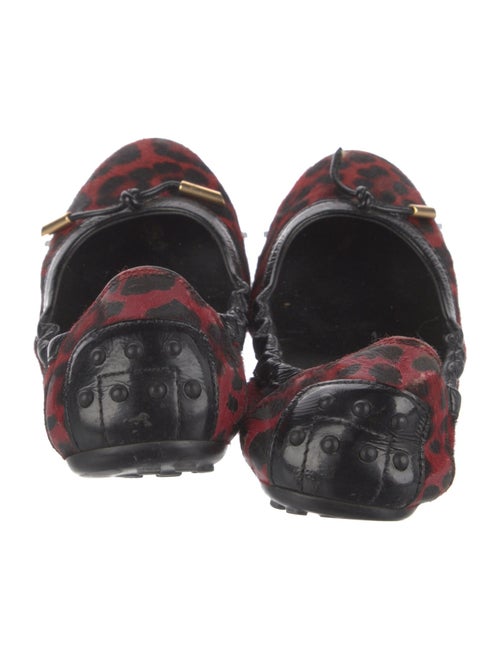 Tod's Leather Printed Ballet Flats