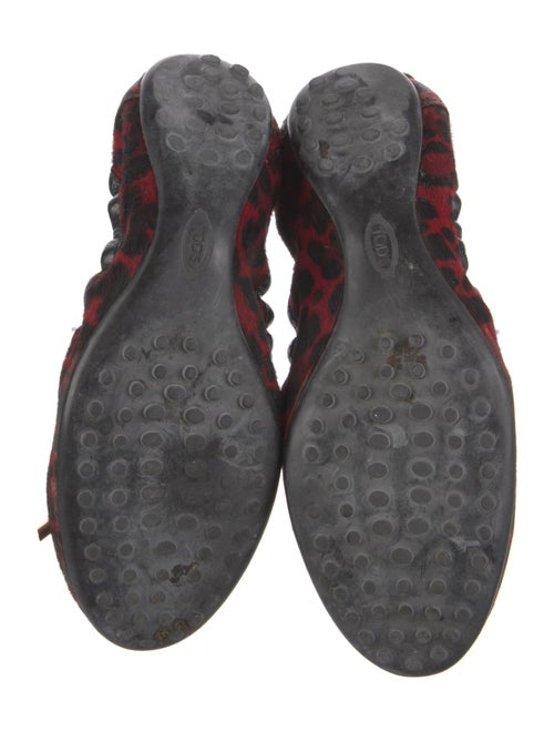 Tod's Leather Printed Ballet Flats