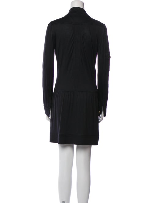 Tod's V-Neck Mini Dress