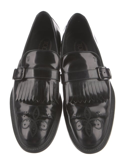 Tod's Patent Leather Monk Straps
