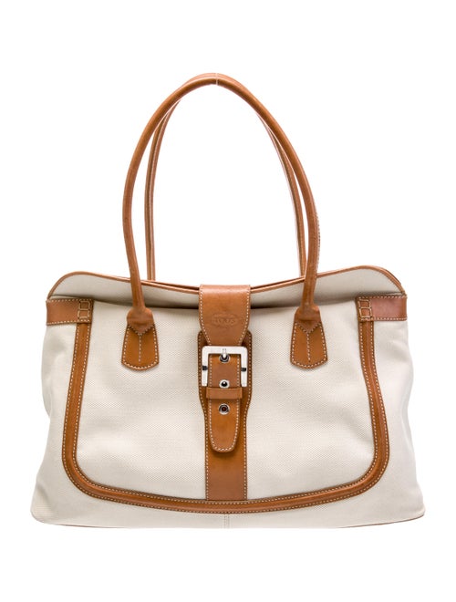 Tod's Canvas Shoulder Bag