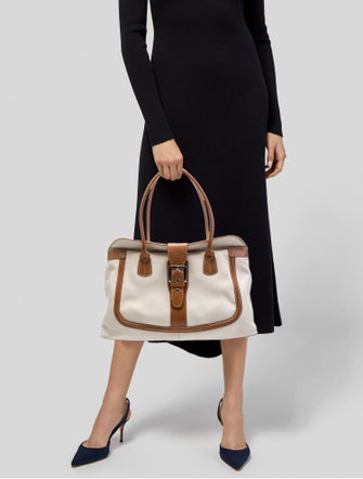 Tod's Canvas Shoulder Bag