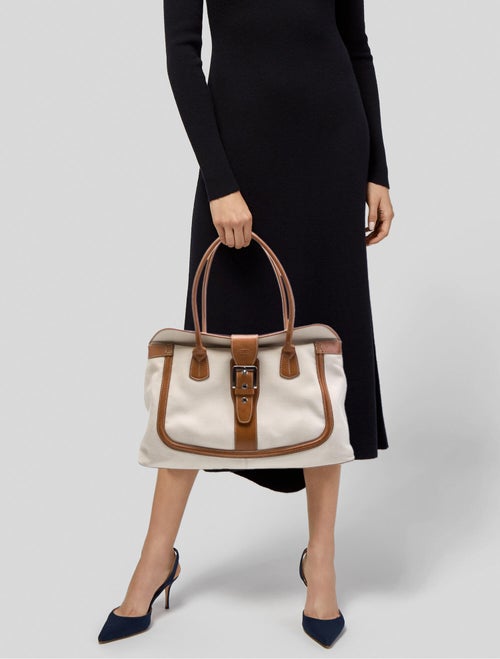Tod's Canvas Shoulder Bag