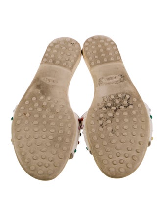 Tod's Leather Studded Accents Slides