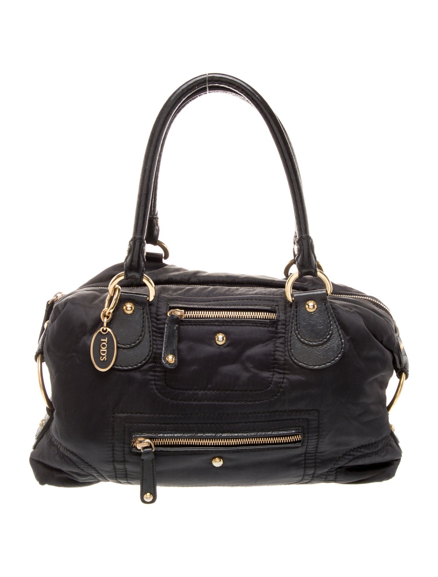 Tod's Nylon Top Handle Bag
