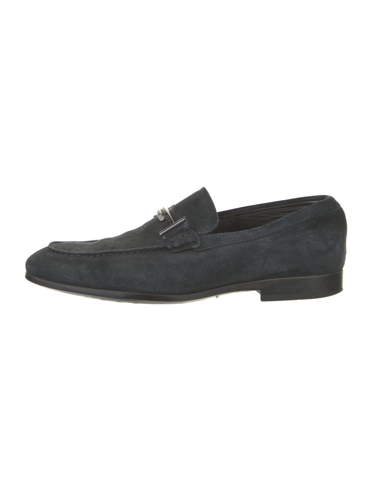 Tod's Suede Braided Accents Loafers