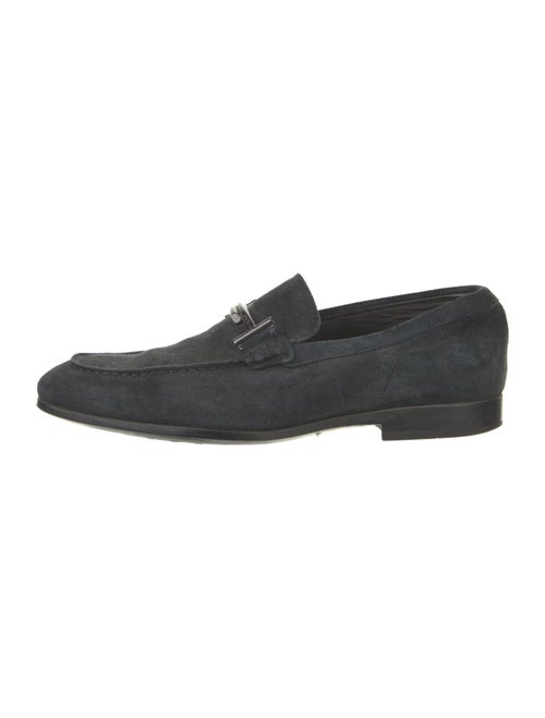 Tod's Suede Braided Accents Loafers