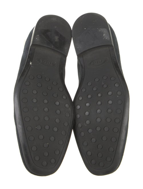 Tod's Suede Braided Accents Loafers