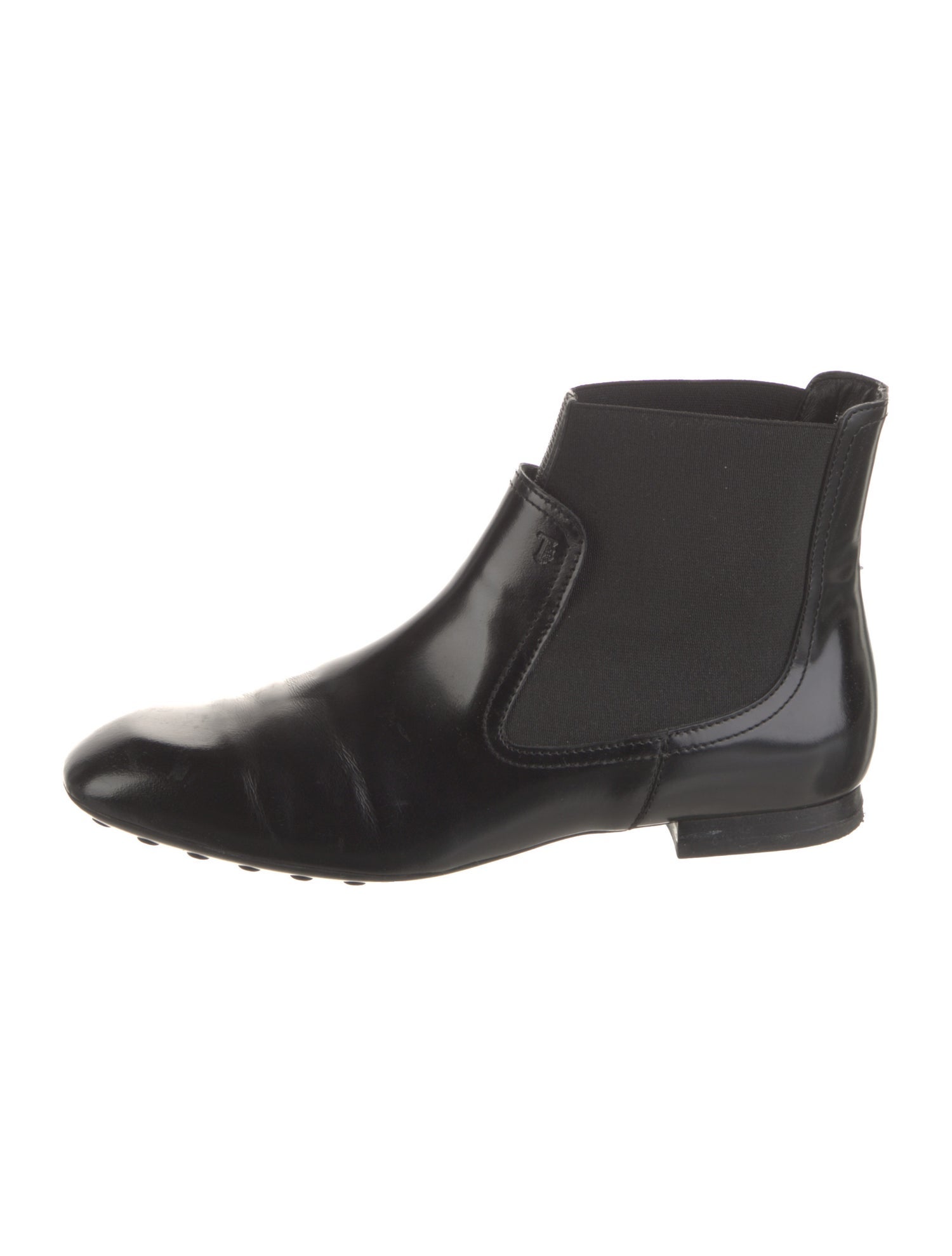 Tod's Patent Leather Chelsea Boots