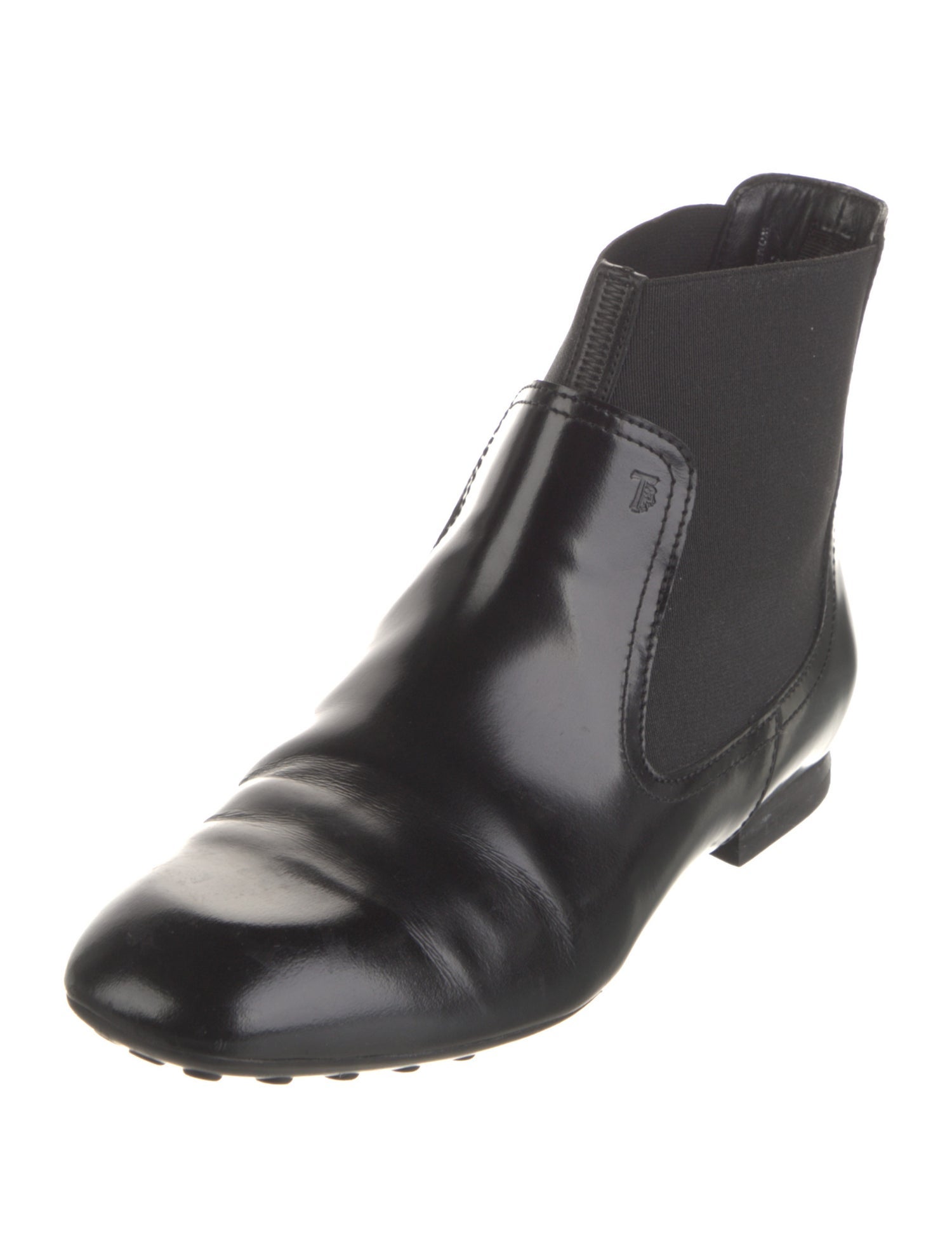 Tod's Patent Leather Chelsea Boots