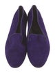 Tod's Suede Leather Trim Embellishment Loafers