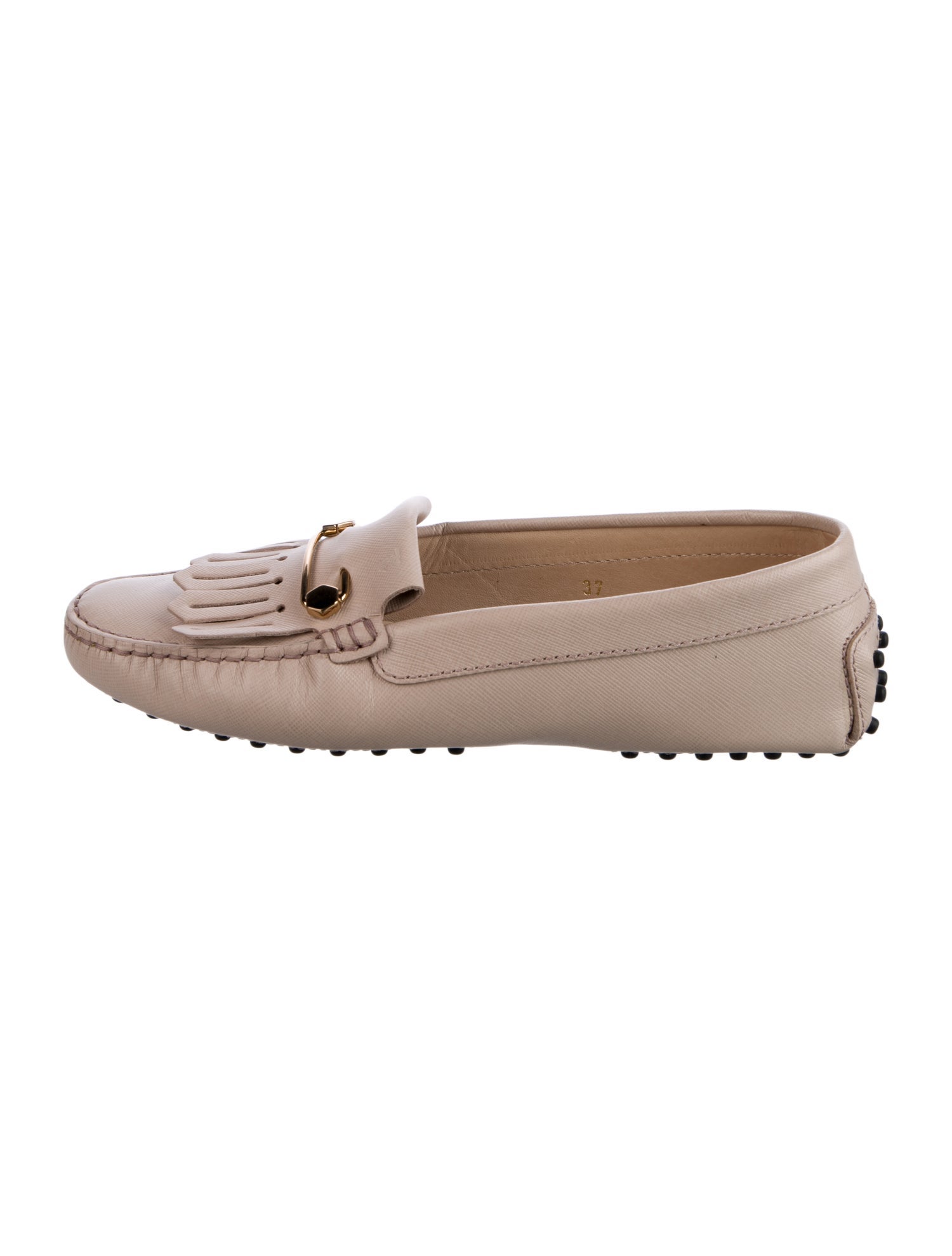 Tod's Saffiano Leather Loafers