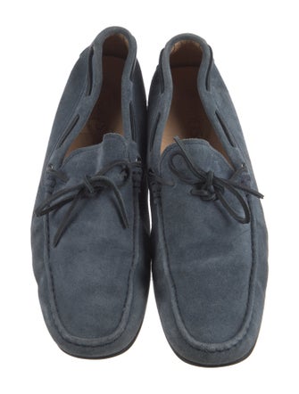 Tod's Suede Whipstitch Trim Drivers