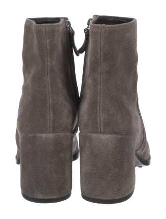 Tod's Suede Leather Trim Embellishment Boots