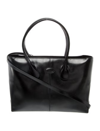 Tod's Patent Leather Top Handle Bag