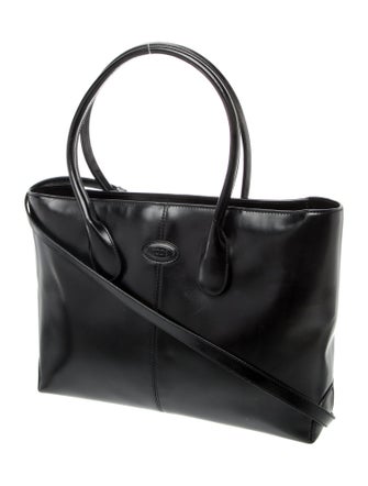 Tod's Patent Leather Top Handle Bag