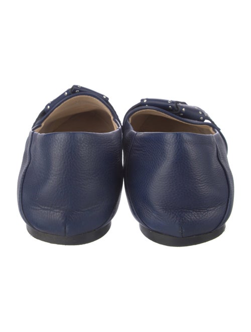 Tod's Leather Bow Accents Loafers