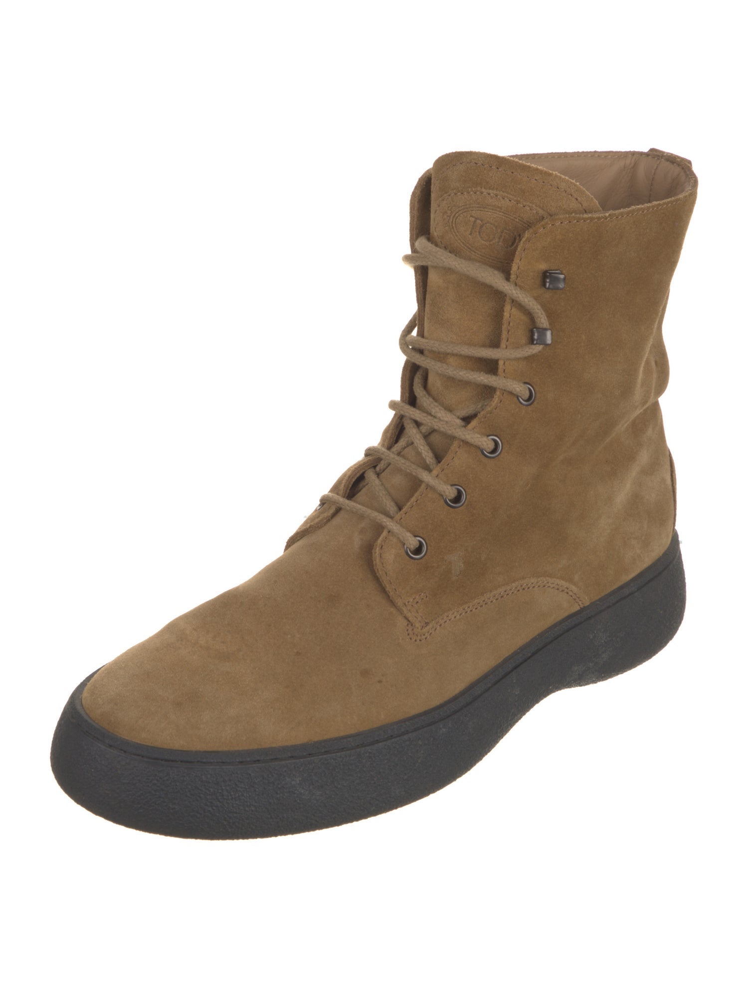 Tod's Suede Lace-Up Boots