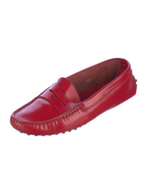 Tod's Signature Logo Leather Loafers