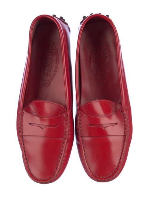 Tod's Signature Logo Leather Loafers