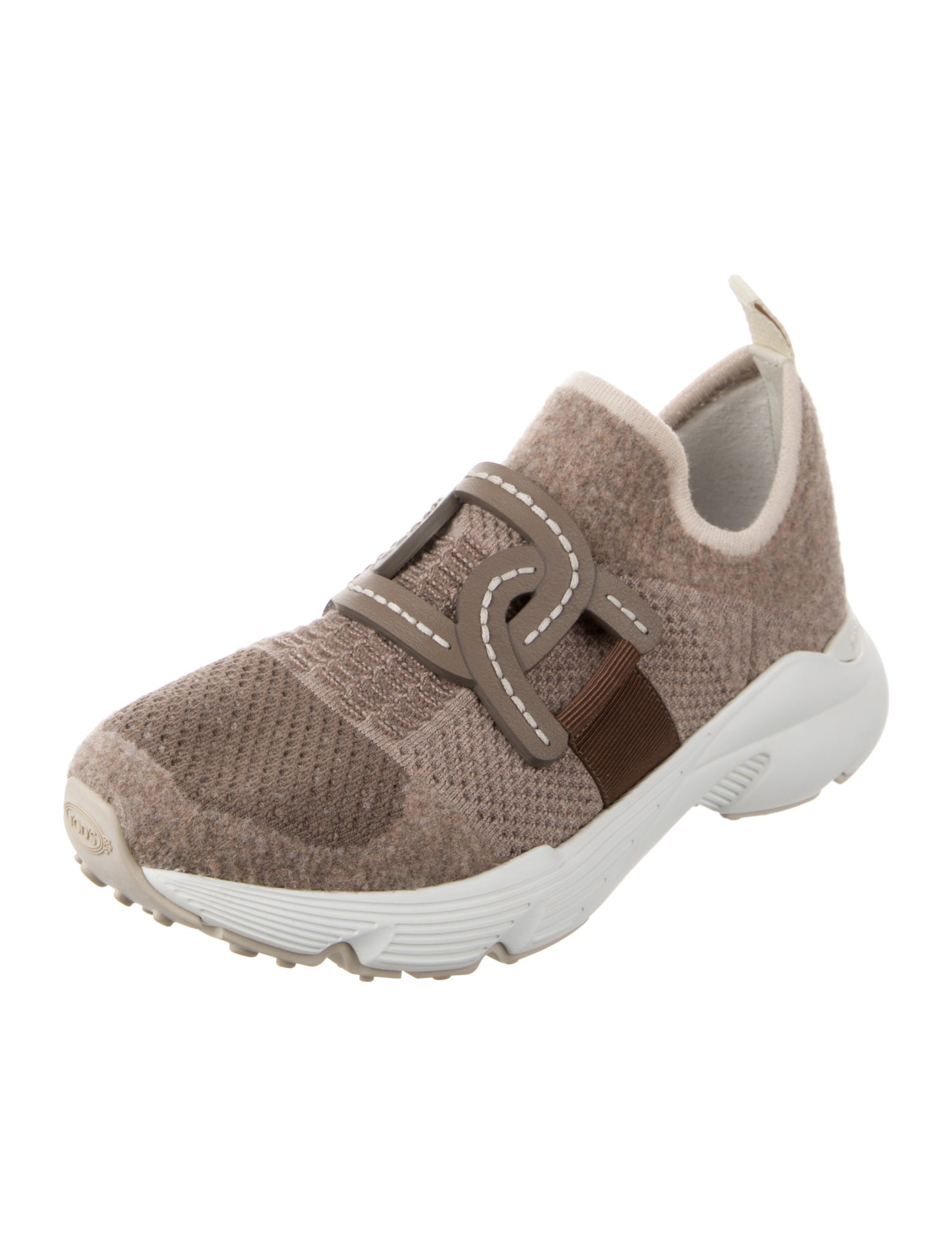 Tod's Colorblock Pattern Leather Trim Embellishment Athletic Sneakers