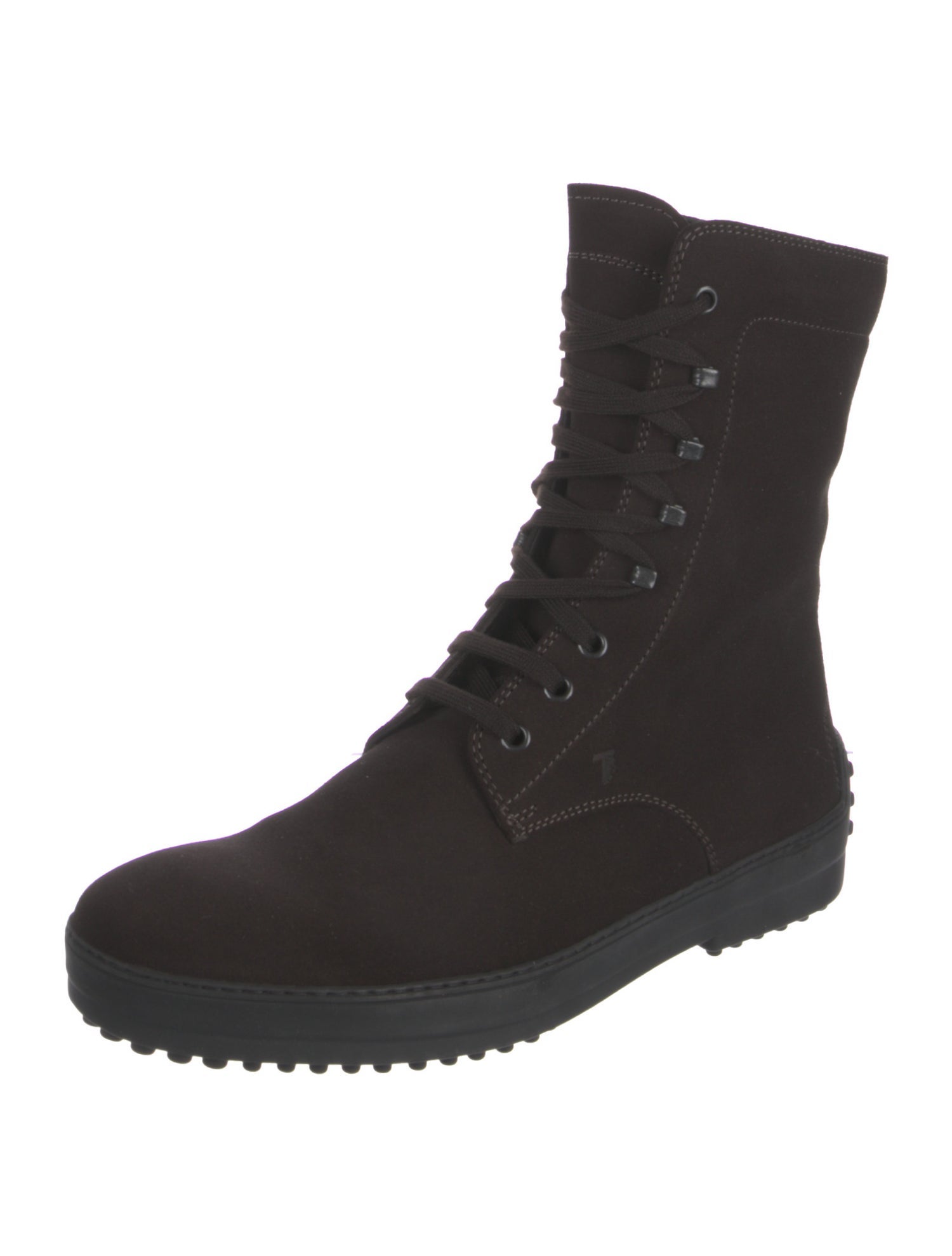 Tod's Suede Lace-Up Boots