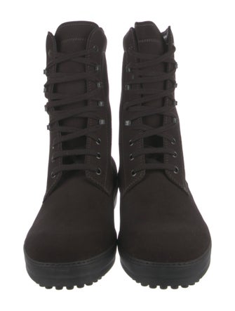 Tod's Suede Lace-Up Boots
