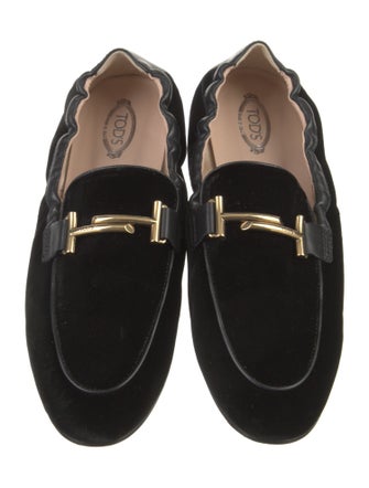 Tod's Velvet Loafers