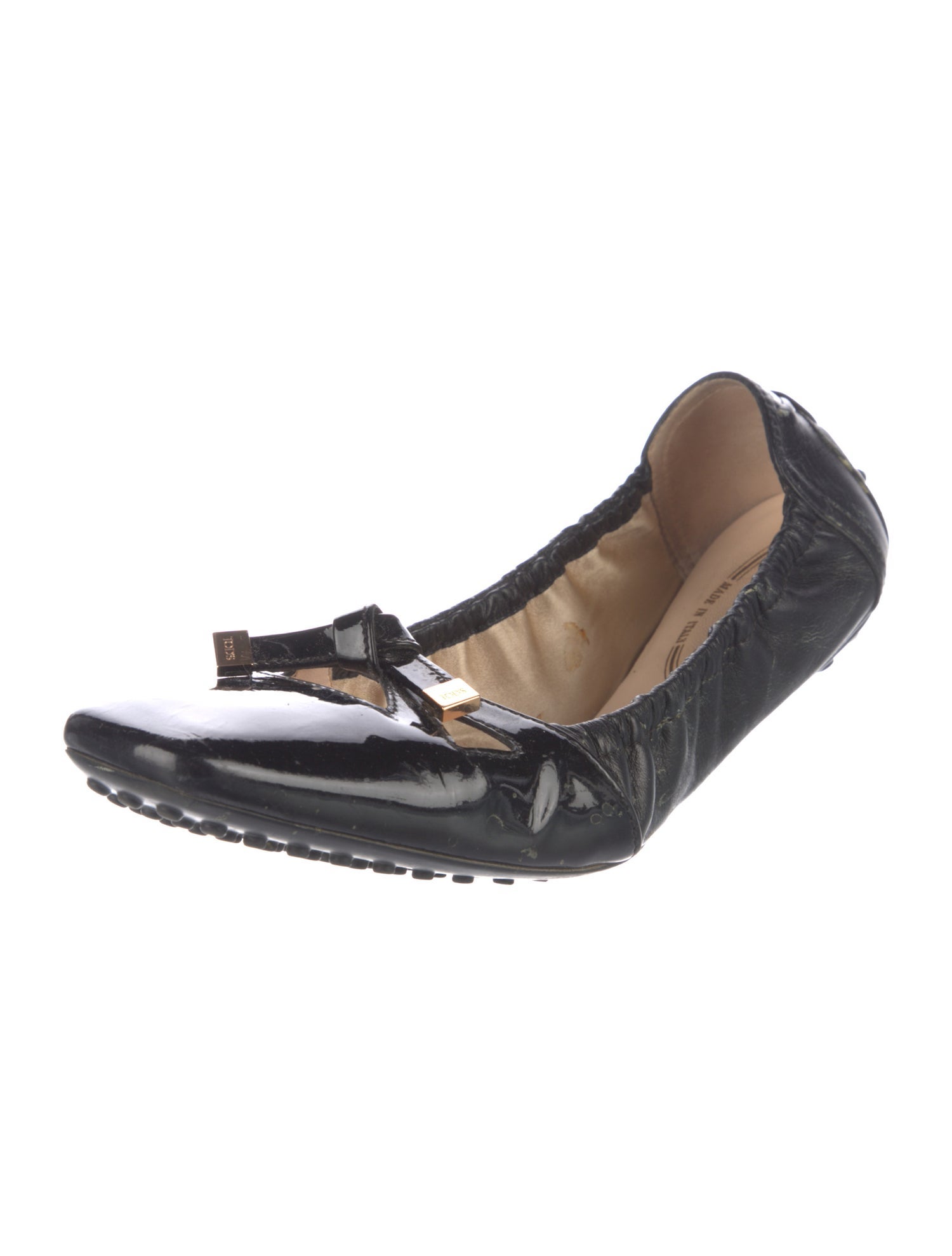 Tod's Patent Leather Flats