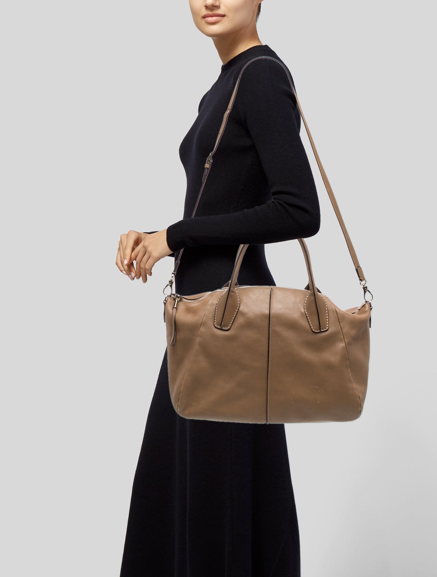 Tod's Leather Top Handle Bag