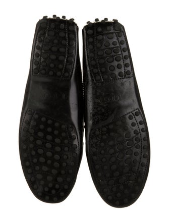 Tod's Patent Leather Studded Accents Loafers