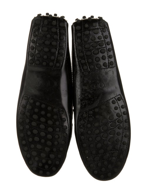 Tod's Patent Leather Studded Accents Loafers