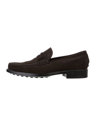 Tod's Suede Dress Loafers
