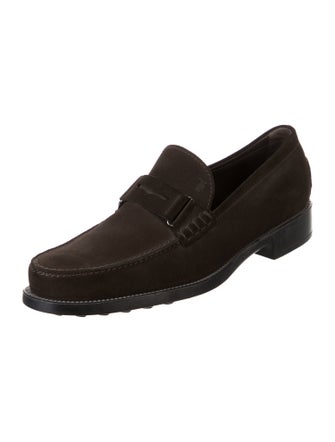 Tod's Suede Dress Loafers