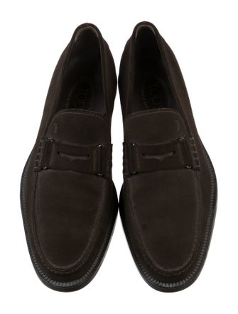 Tod's Suede Dress Loafers