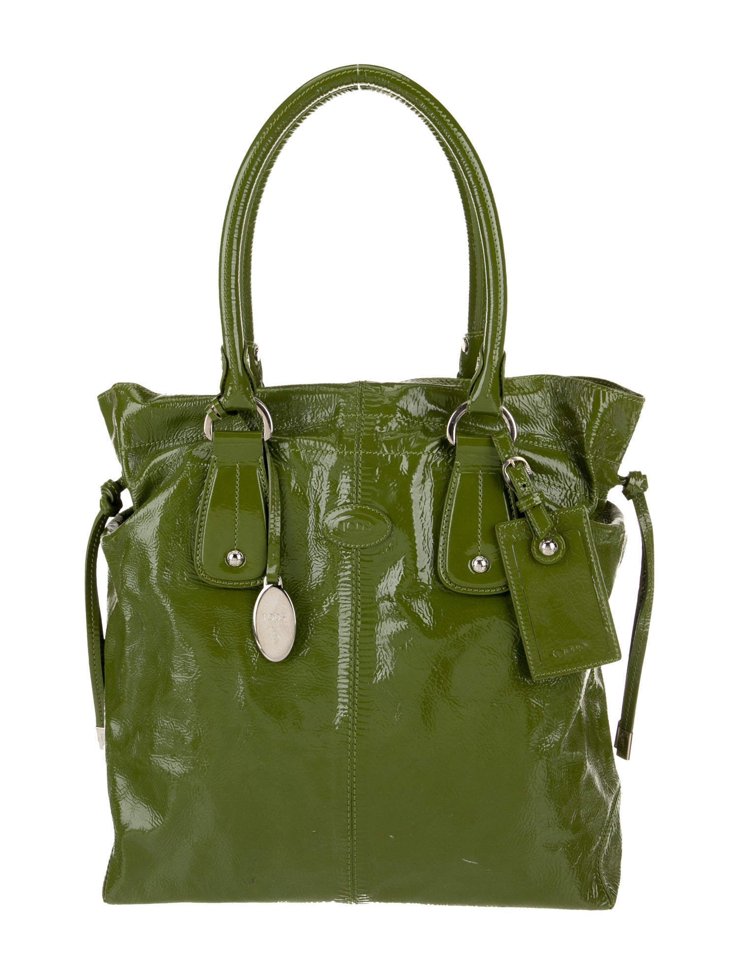 Tod's Patent Leather Top Handle Bag