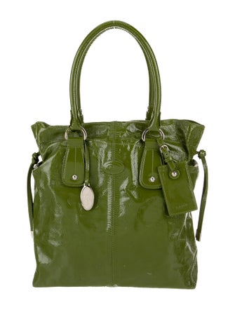 Tod's Patent Leather Top Handle Bag