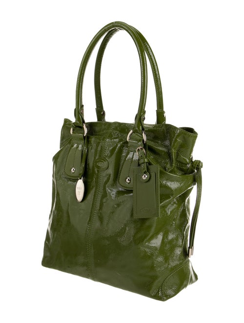 Tod's Patent Leather Top Handle Bag