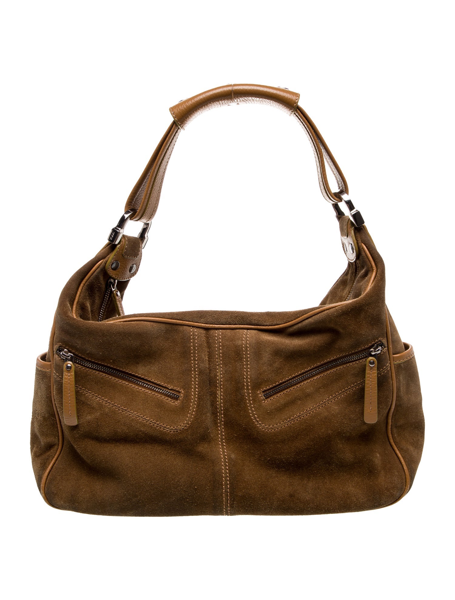Tod's Suede Top Handle Bag
