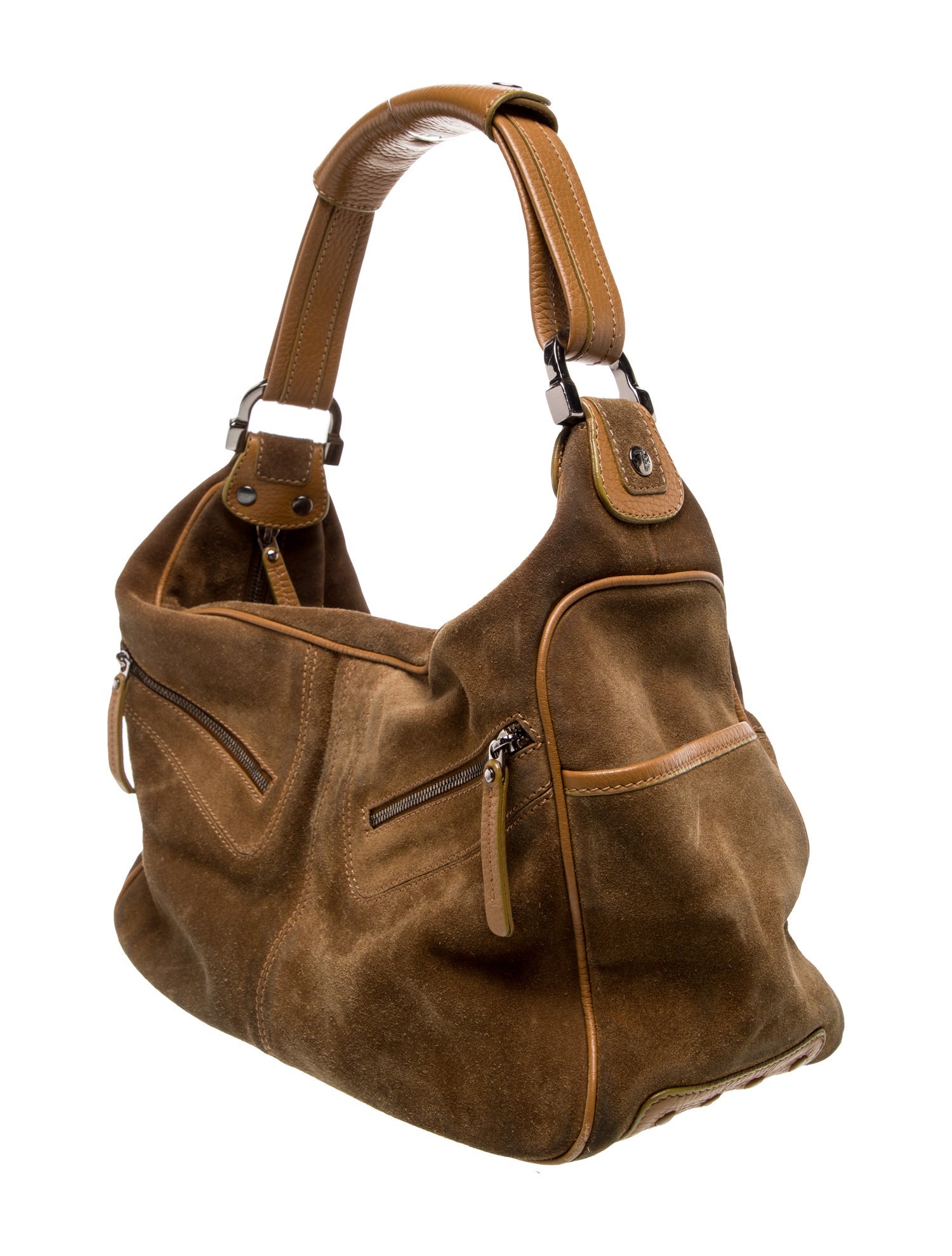 Tod's Suede Top Handle Bag