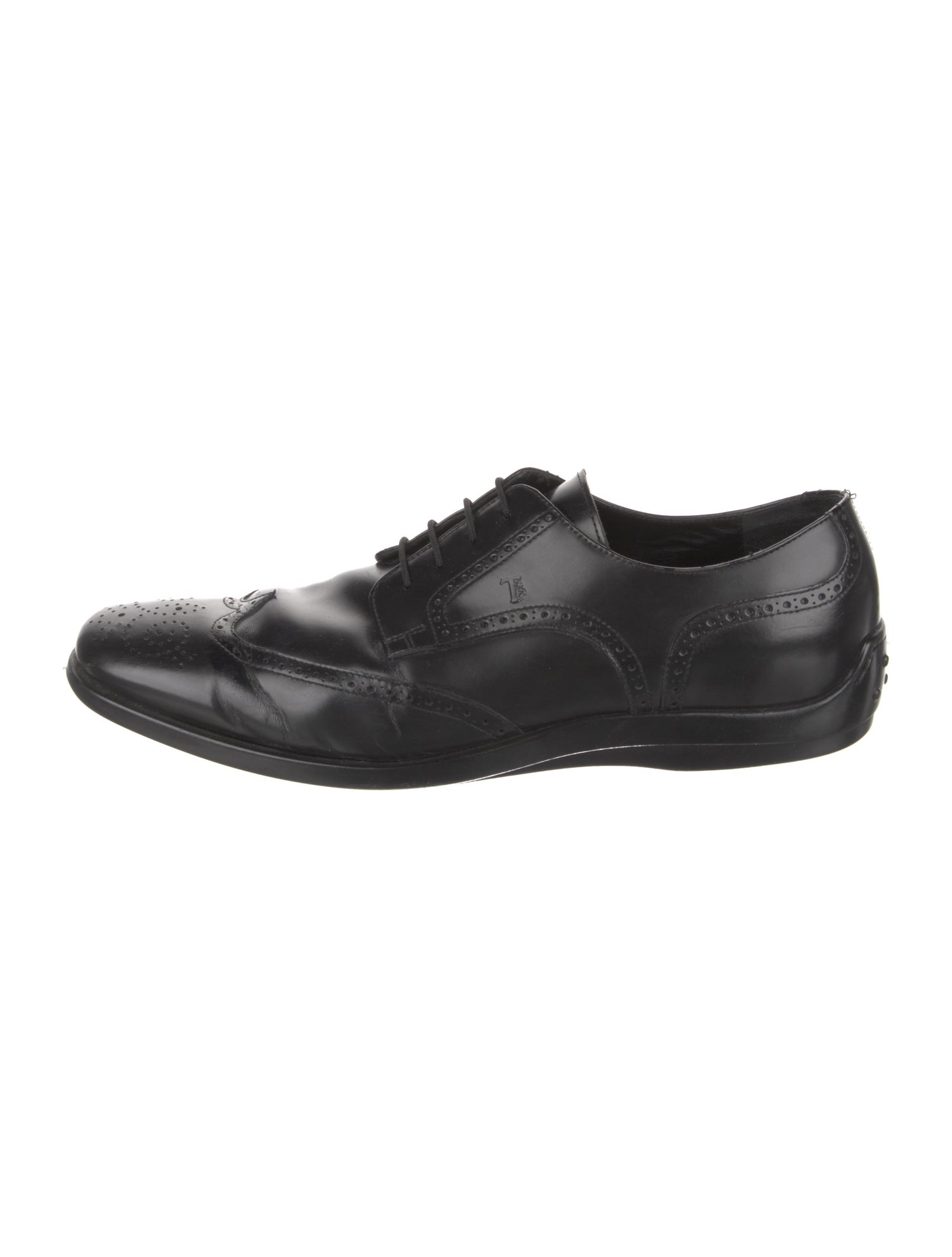 Tod's Leather Eyelet Trim Brogues