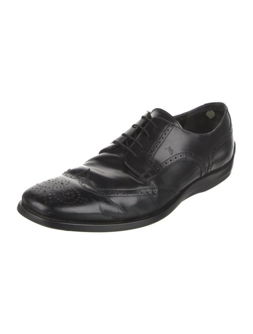 Tod's Leather Eyelet Trim Brogues