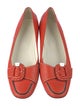 Tod's Leather Whipstitch Trim Flats